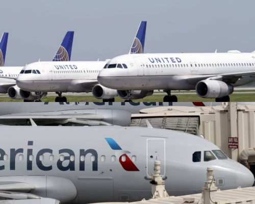 中美航班数量将增加一倍。AP图片
