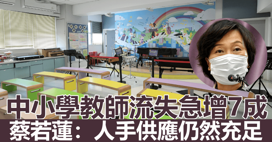 蔡若蓮(細圖)強調從事教育工作任重道遠,樂於任何崗位服務。資料圖片