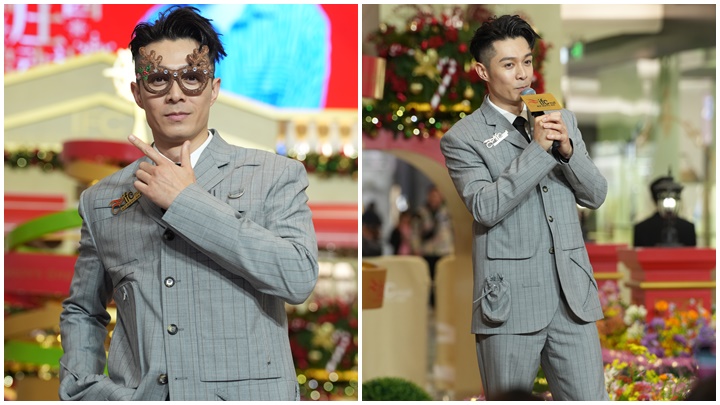 周柏豪日前現身南京出席商場冬日活動啟動禮。