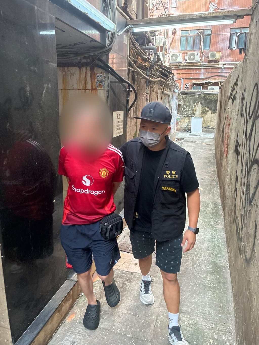 被捕男子。警方圖片