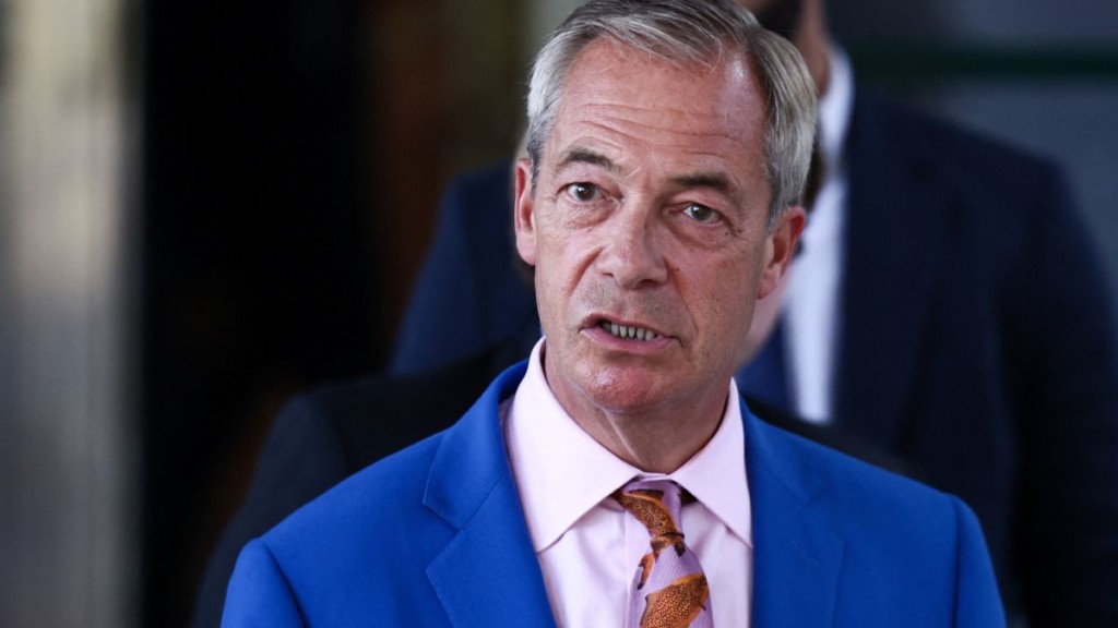 英國極右翼改革黨的黨魁法拉奇周二突然宣布辭去國會下議院議員職務。路透社