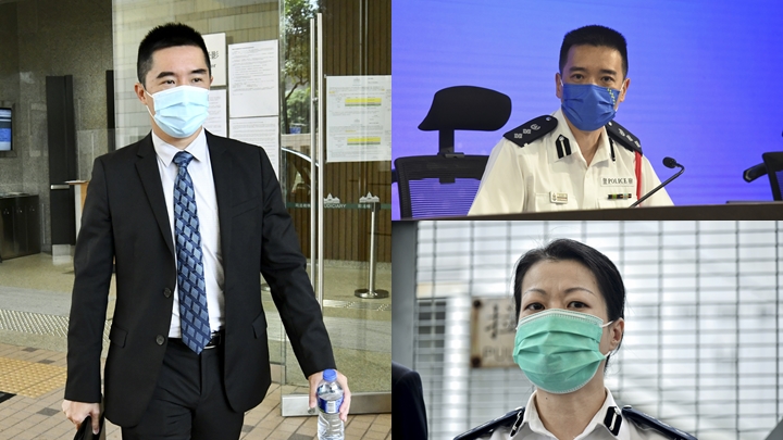 警隊新一輪人事任命,陳思達(左)、區永樑(右上)、馮少蘭(右下)晉升助理處長。