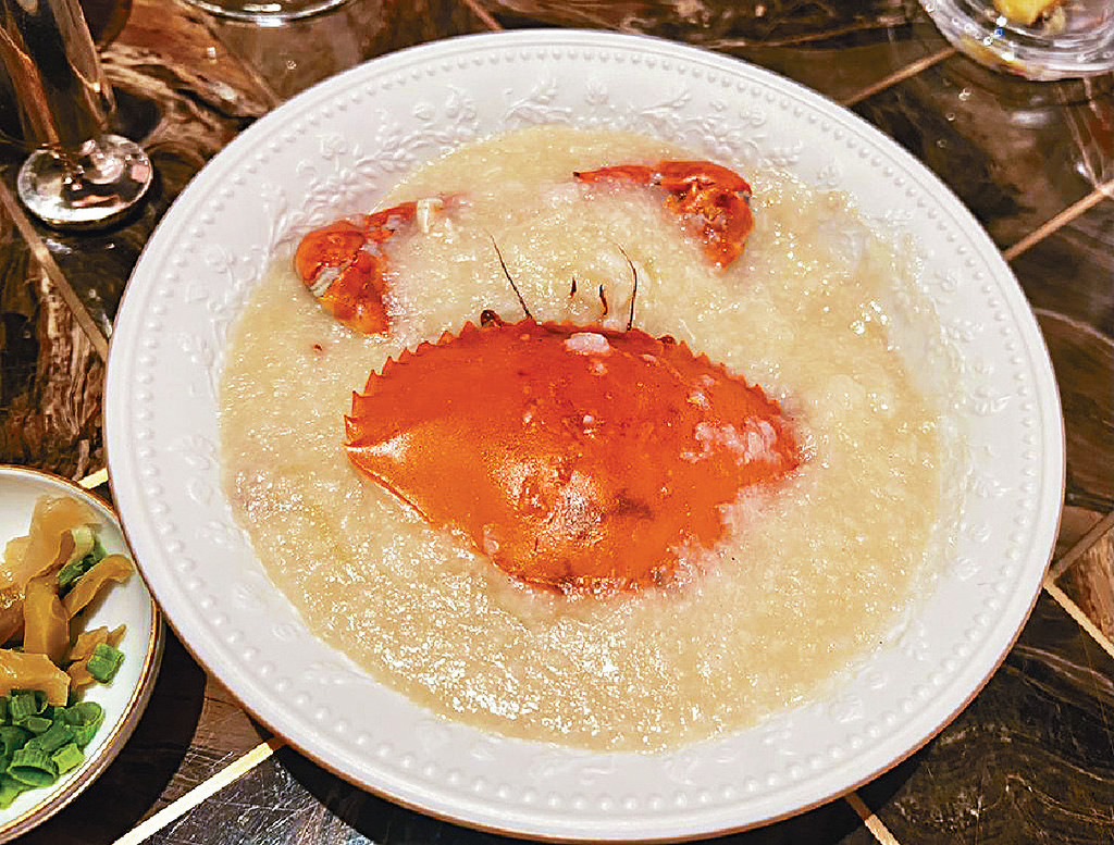 ■澳門馳名水蟹粥