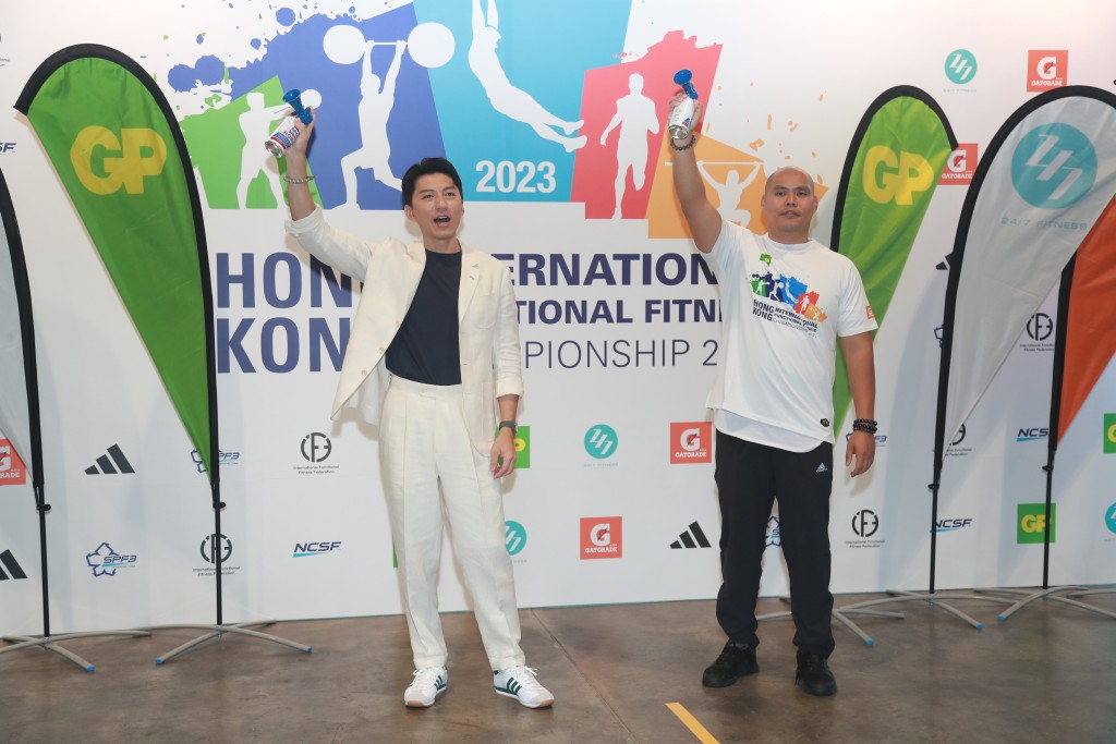 袁偉豪日前以「香港國際功能性體適能錦標賽」宣傳大使身份出席「香港戶外用品及運動博覽」。