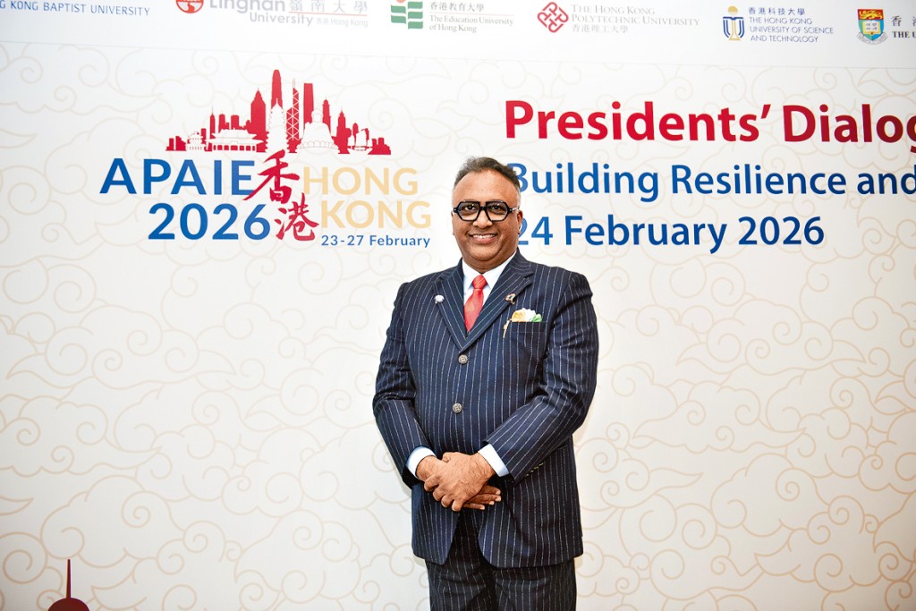 印度金德爾全球大學首任校長C. Raj Kumar教授。