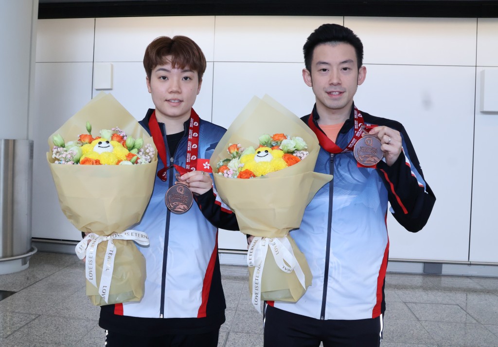 今年5月，黃鎮廷、杜凱琹第4度奪得世錦賽混雙銅牌。