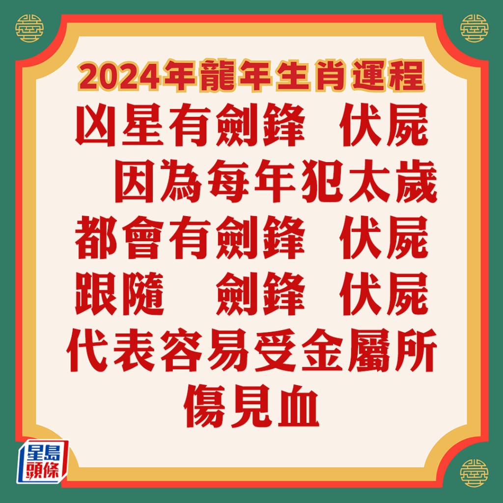蘇民峰 - 屬龍生肖運程2024