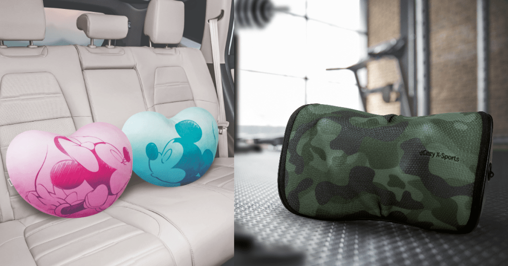 (左)OSIM uCozy 3D暖暖枕、(右)OSIM uCozy Heart 爱心按摩枕(圣诞限时优惠价$880)。 (左)OSIM uCozy 3D暖暖枕、(右)OSIM uCozy Heart 爱心按摩枕(圣诞限时优惠价$880)。