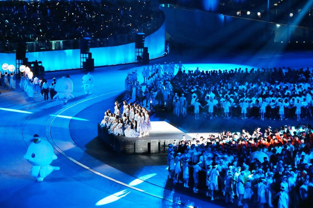 第十五屆全運會閉幕。 汪旭峰攝 第十五屆全運會閉幕。 汪旭峰攝