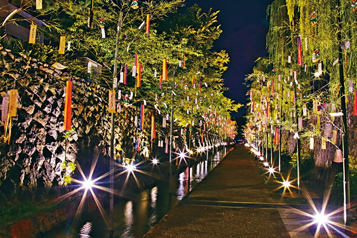 京都多個地方都會在7月至8月舉行「京之七夕」活動，包括貴船神社、北野天滿宮均是會場。（中央社資料圖片）