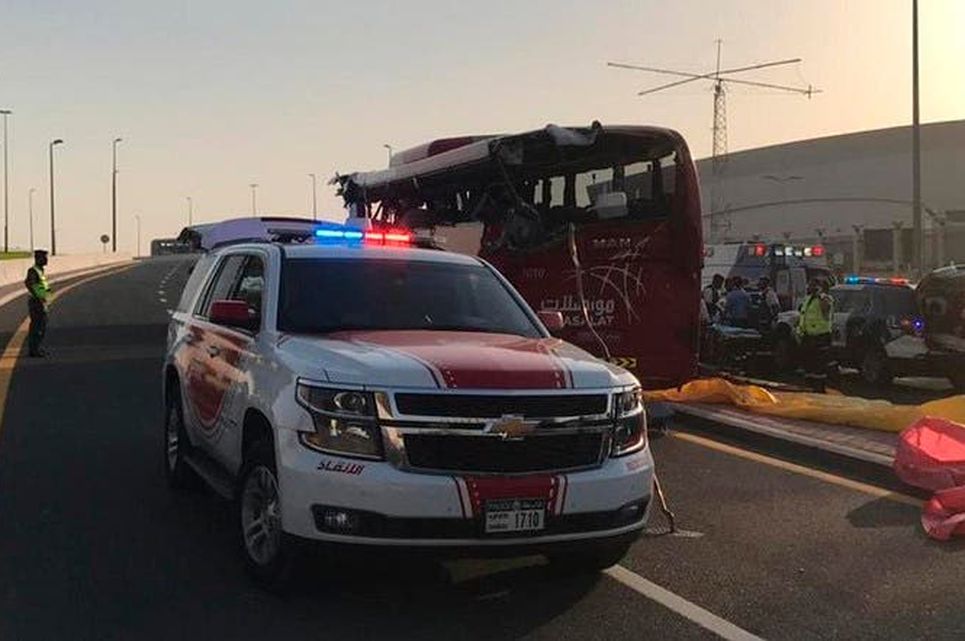 当地警方正调查车祸原因。AP