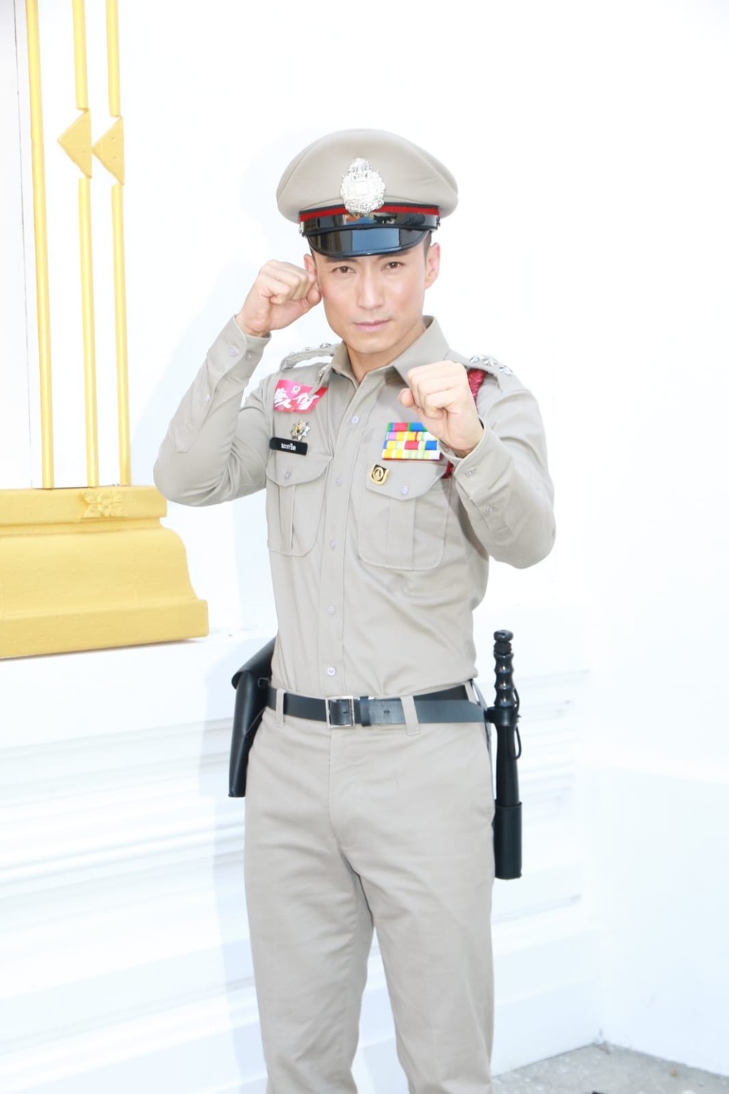 山聰表示拍打戲很辛苦。