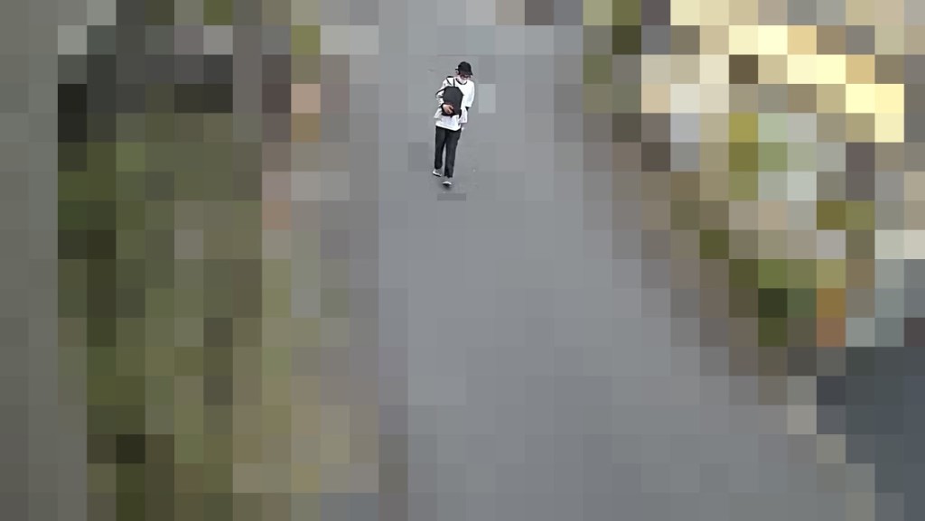 兵库县警方发布的大山贤二影像。 兵库县警方发布的大山贤二影像。