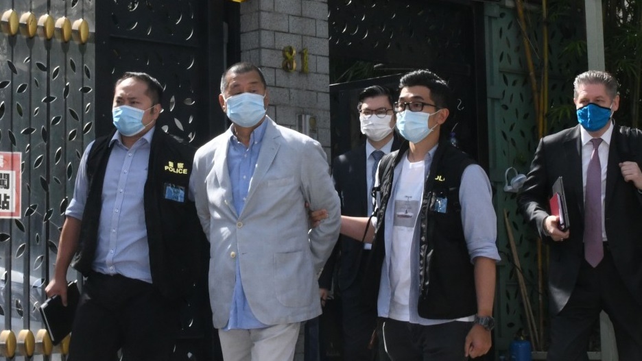 壹傳媒黎智英串謀勾結外國勢力及發布煽動刊物案 今早將判刑