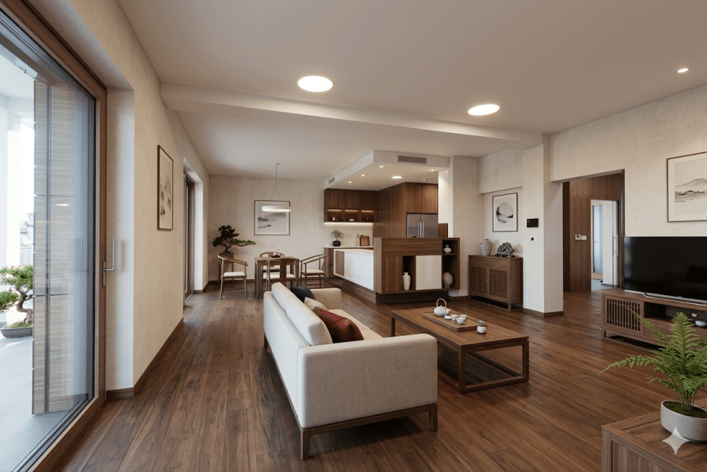 新中式简约风。