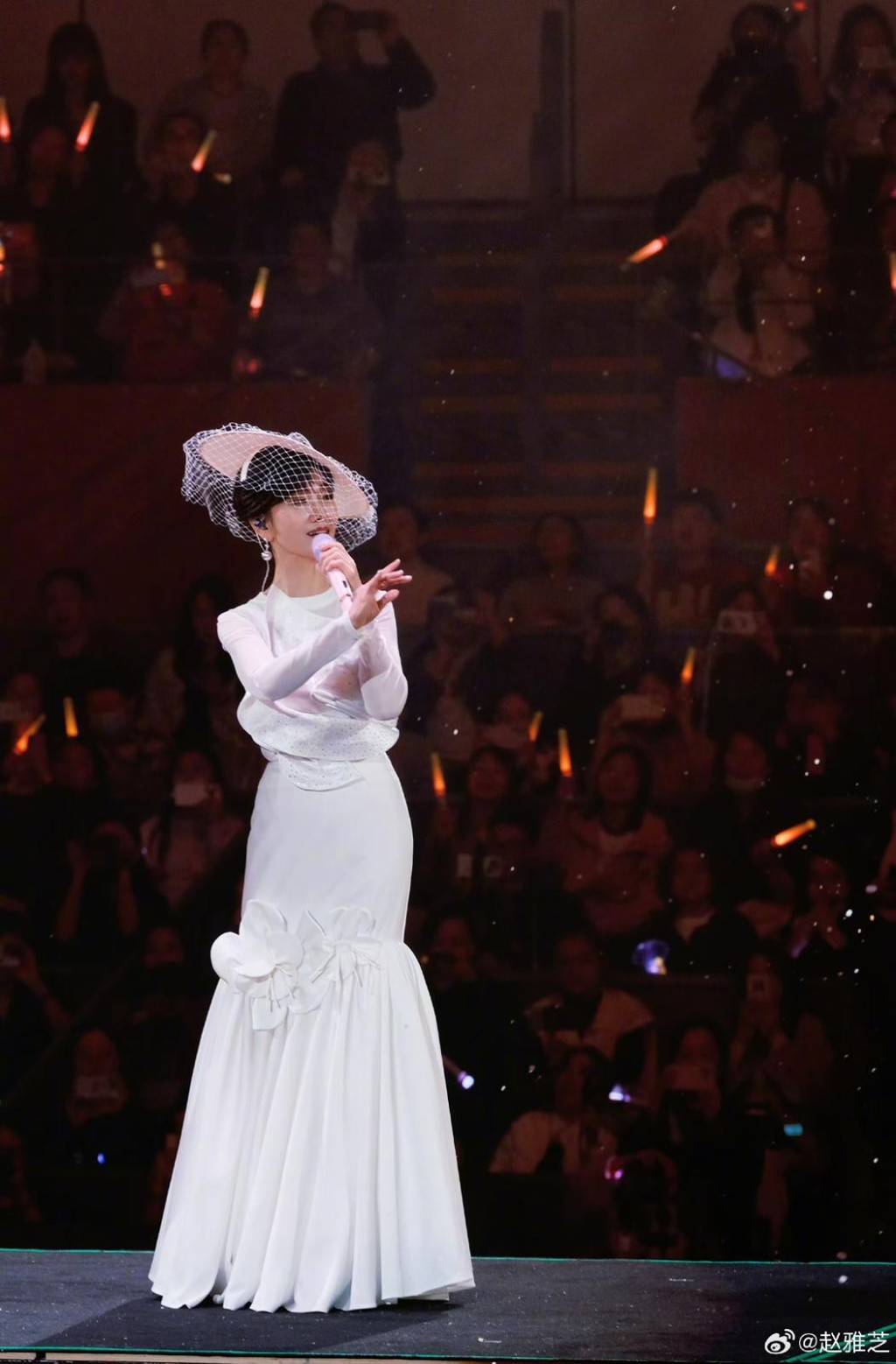 當晚趙雅芝施展渾身解數。