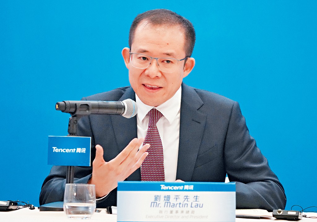 劉熾平指，騰訊將會持續在AI投放資源。