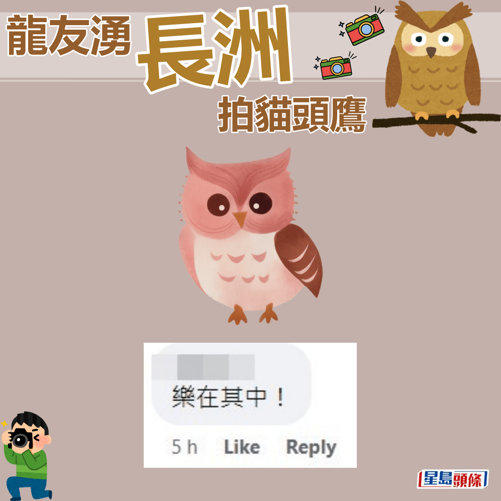 网民指龙友们乐在其中。fb「活力长洲」截图