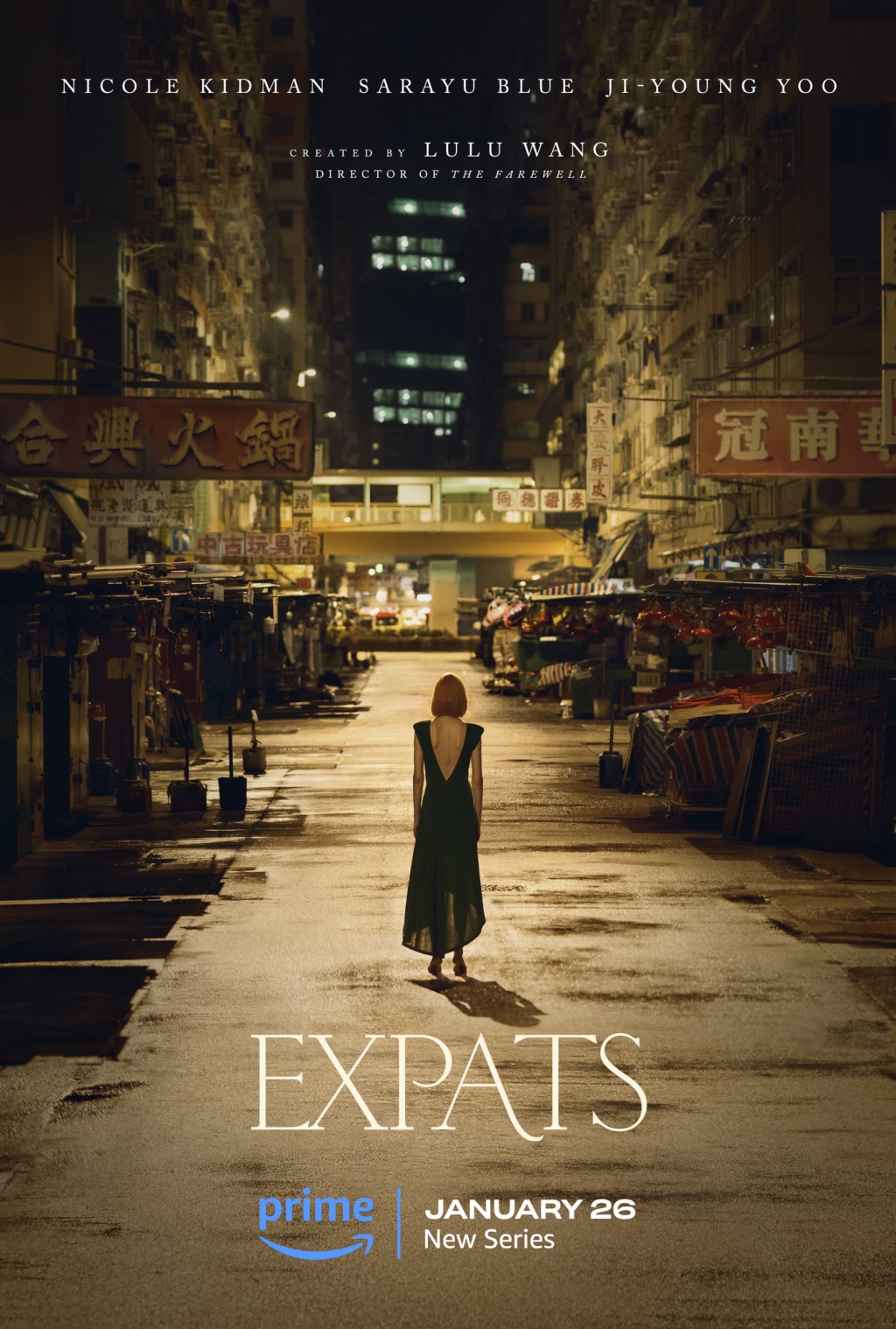 妮歌洁曼主演的新剧《Expats》，海报及首播日期已经公开。  ​