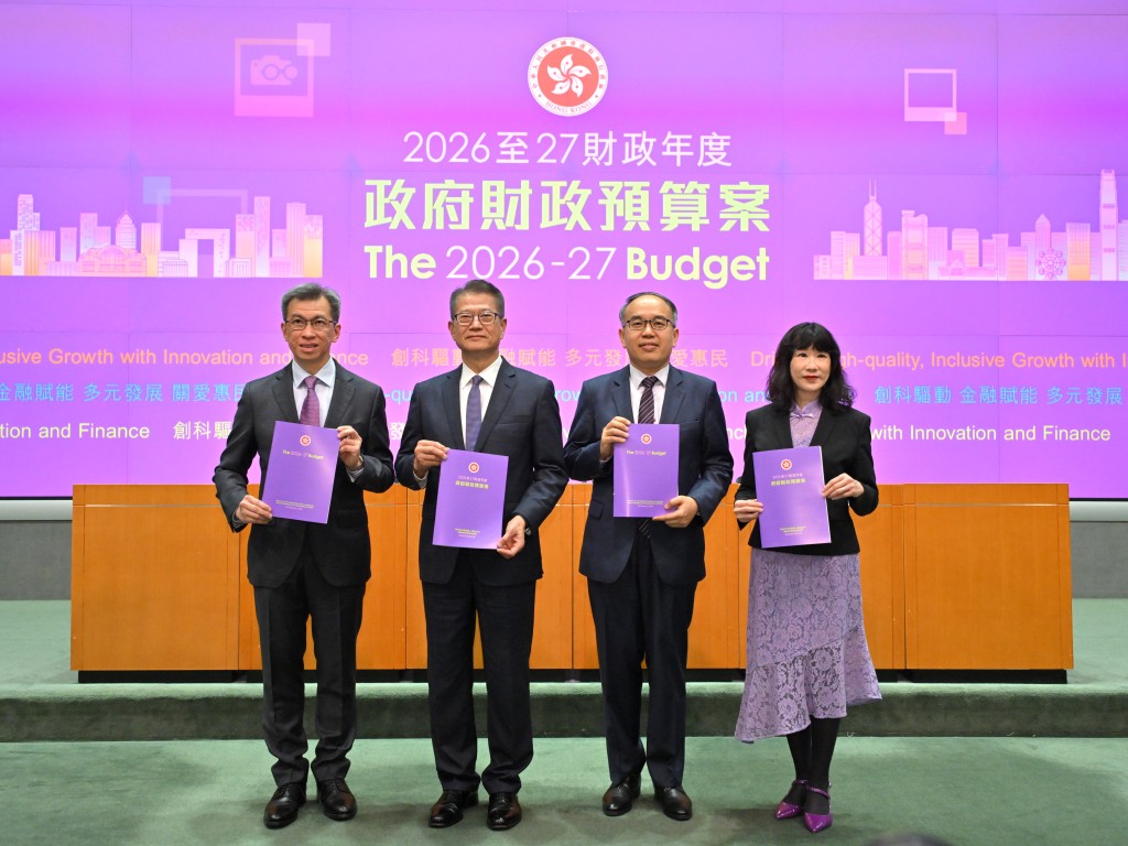陳茂波日前宣讀2026至27年度《財政預算案》。陳茂波網誌
