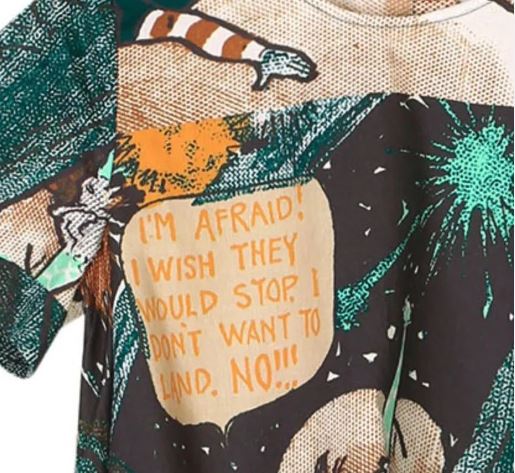 童裝現驚悚話語