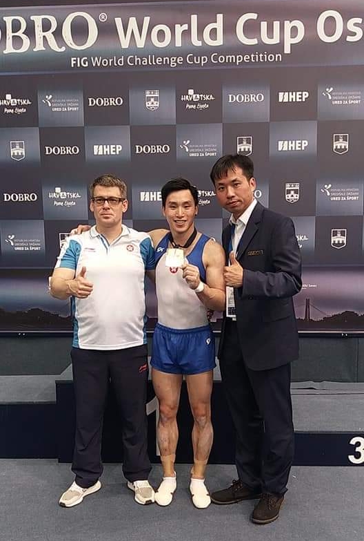 塞治、石偉雄及袁家強都是香港體操界別的重要人才。 資料圖片