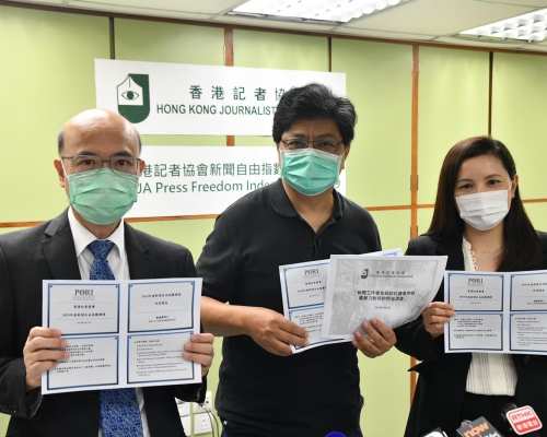 記協公布新聞自由指數調查