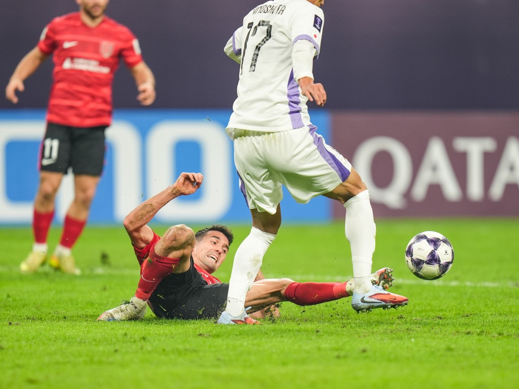 亞冠盃東亞區第五輪比賽中，成都蓉城隊主場1比1戰平日本廣島三箭隊。 新華社