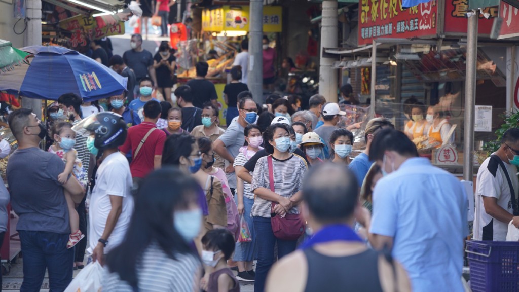 台灣淡水老街(中新社)