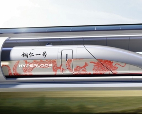 超迴路列車時速將可達到每小時1100公里。網圖