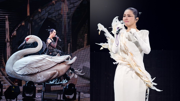 楊千嬅盼以行動與音樂「陪伴」香港療傷  紅館騷頭場淚灑舞台