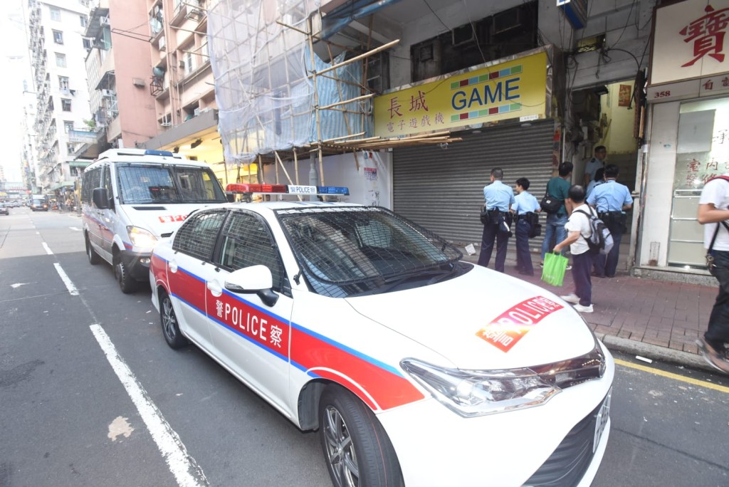 警員到場調查。