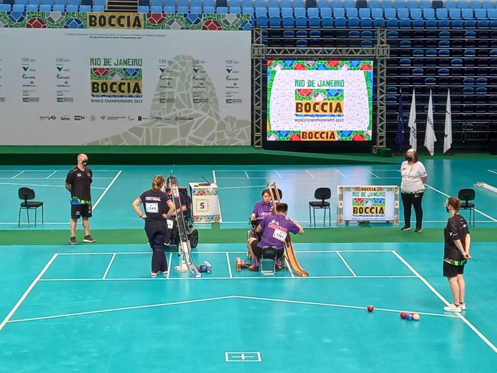 何宛淇出戰女子BC3級個人賽。 香港傷殘人士體育協會圖片