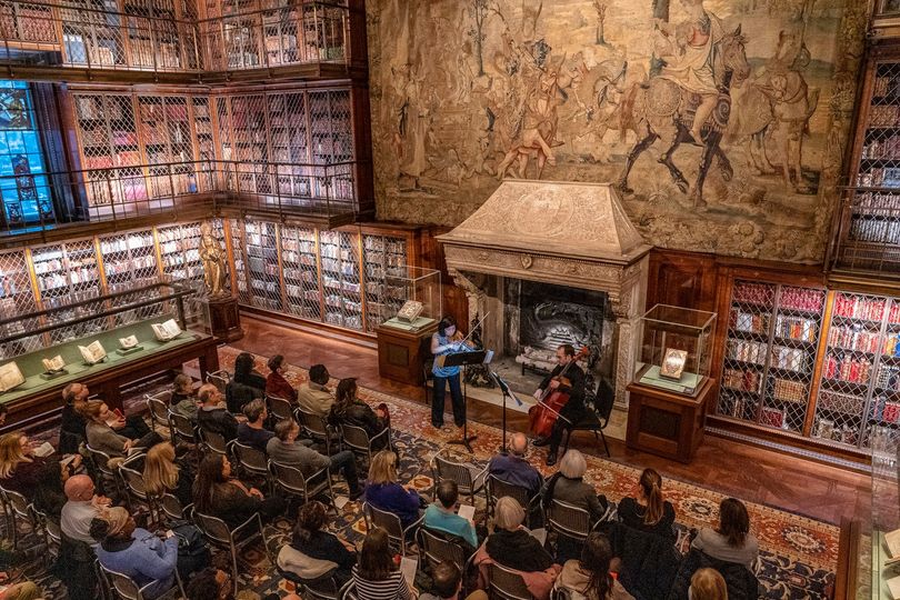 摩根圖書館與博物館舉行的音樂會。（The Morgan Library & Museum）