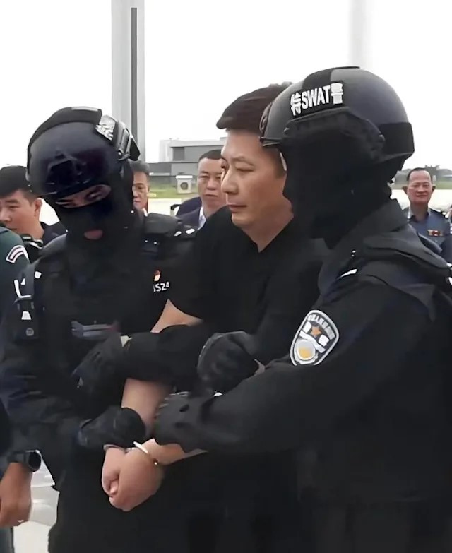 太子集团骨干刘忍被押回中国。