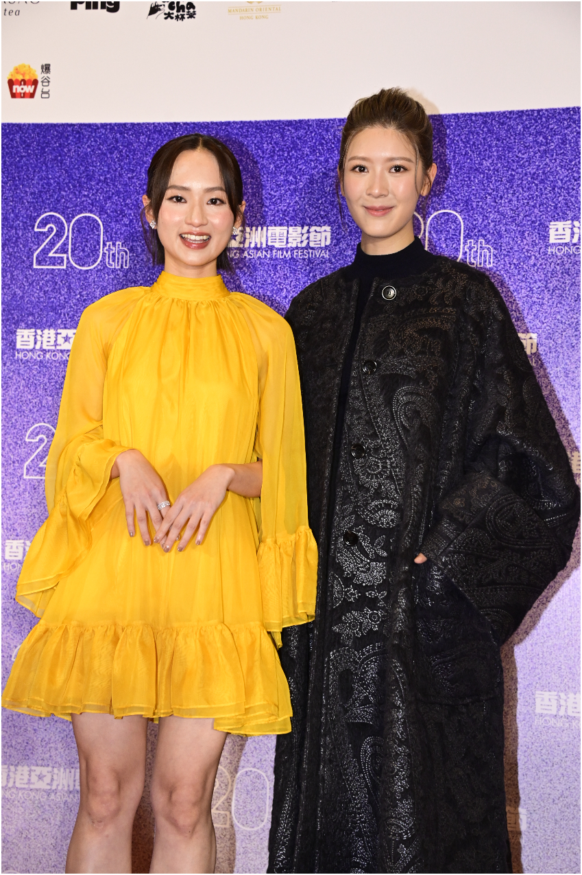 余香凝（右）和梁雍婷凭《白日之下》分别入围第60届金马奖最佳女主角和最佳女配角。