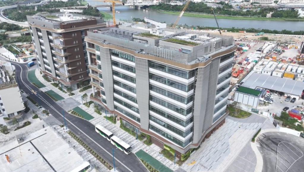 河套香港園區8、9號大樓(濕實驗室大樓),已落成。創新科技及工業局FB 河套香港園區8、9號大樓(濕實驗室大樓),已落成。創新科技及工業局FB