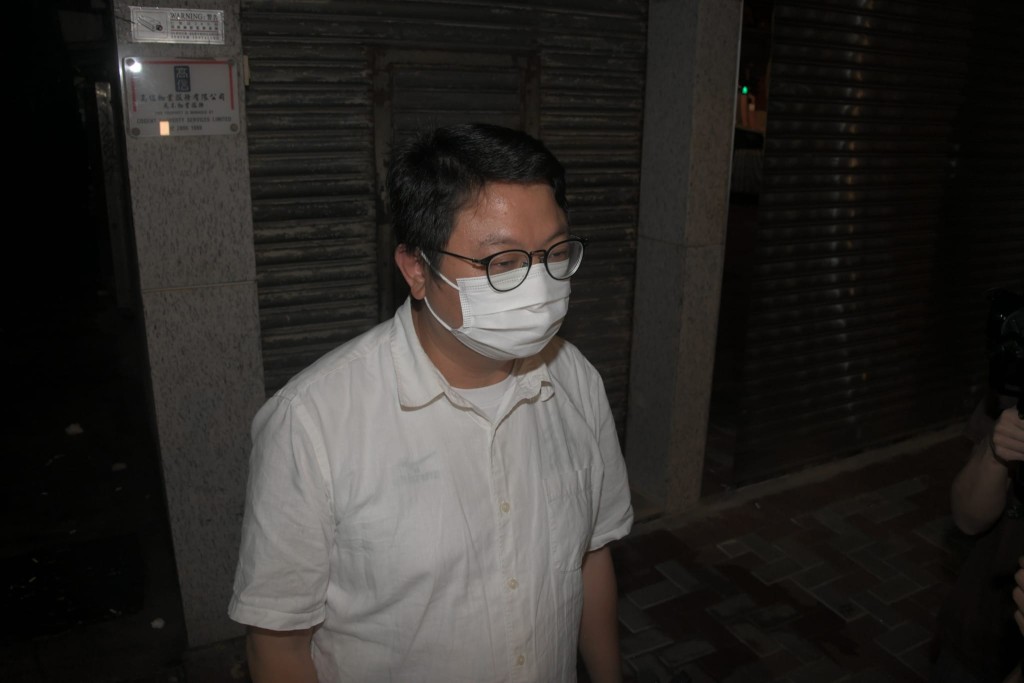 旺角南區議員朱江瑋。