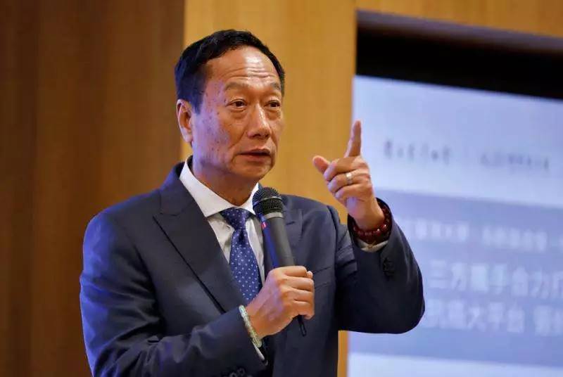 郭台銘是蘋果產品代工廠富士康的創辦人，與喬布斯淵源甚深。互聯網圖片