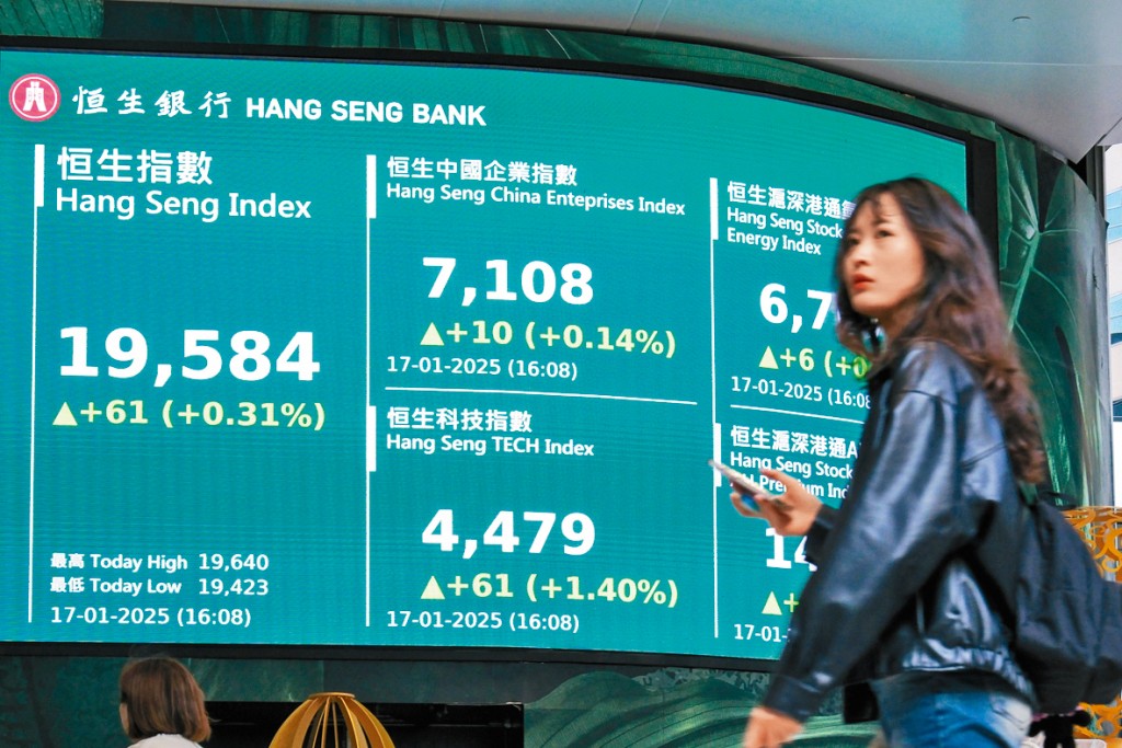 有分析相信,港股本周有機會上破兩萬關。