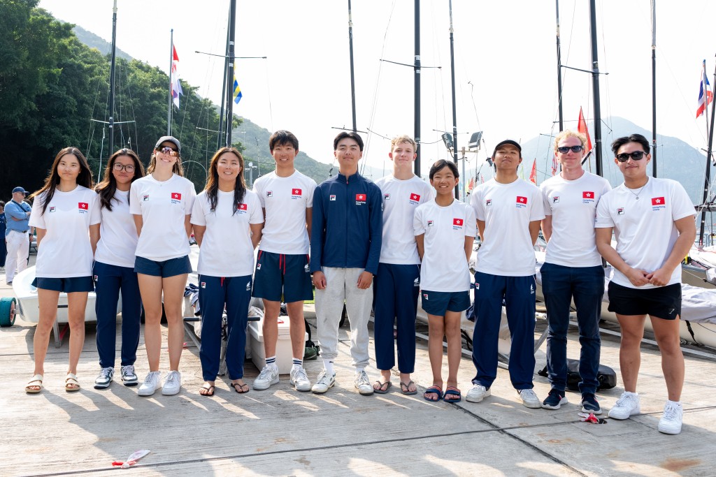 香港精英及青少年帆船運動員兵分多路迎戰世界各地強手，眾人表演卓越，在帆船賽週中大放異彩。 公關圖片