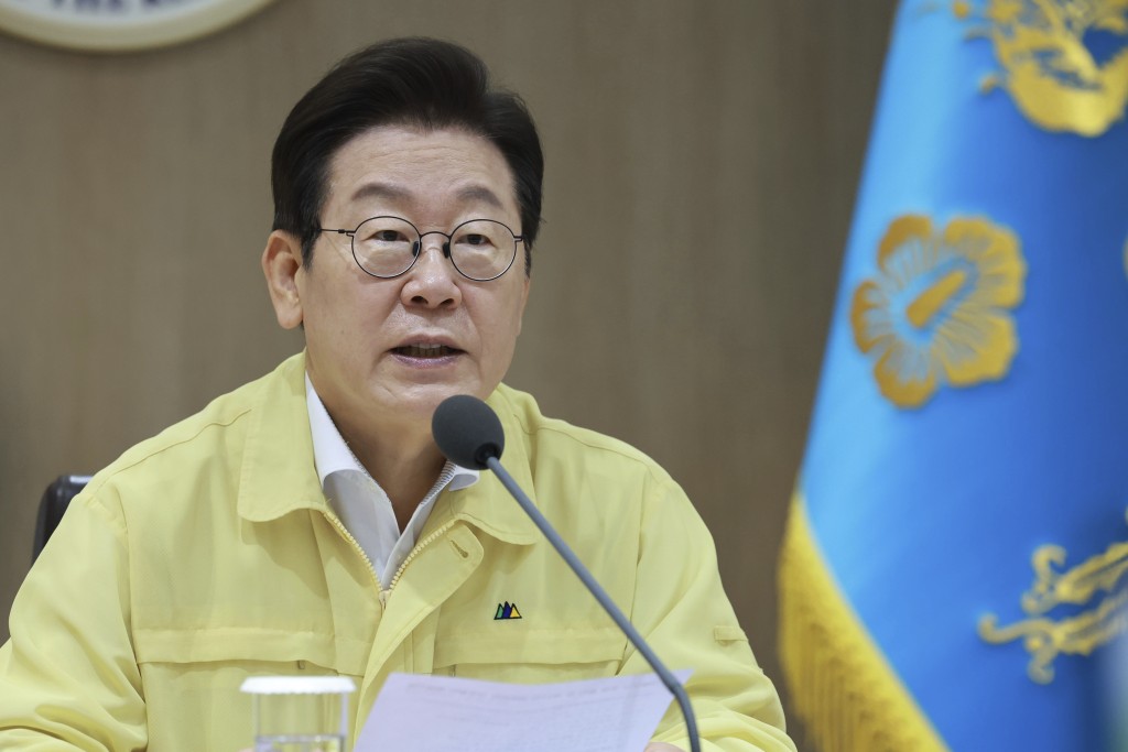 李在明下令分階段執行兩韓協議。美聯社 李在明下令分階段執行兩韓協議。美聯社