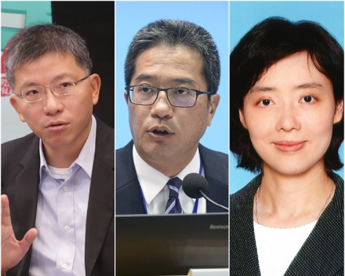 左起，陳松青、黃偉綸、甯漢豪。