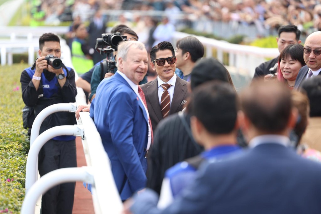 馬會馬年大使郭富城亮相。 馬會馬年大使郭富城亮相。