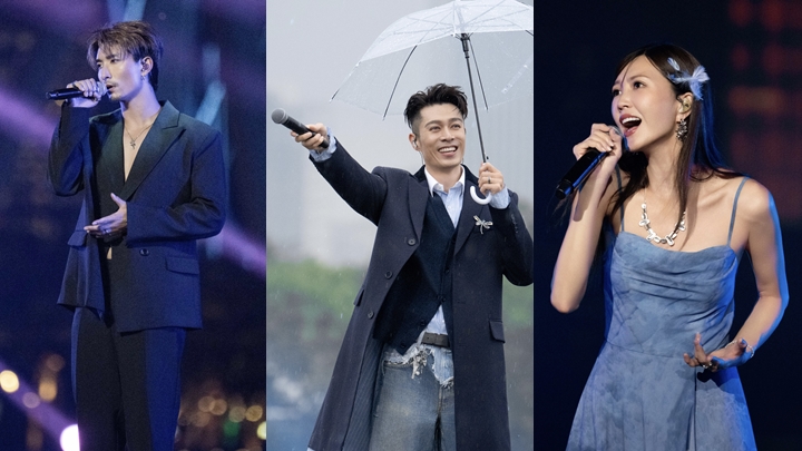 周柏豪《国潮．艺见新生深圳站》雨中献唱劲浪漫  吴若希张驰豪轮流上阵展示港乐魅力。