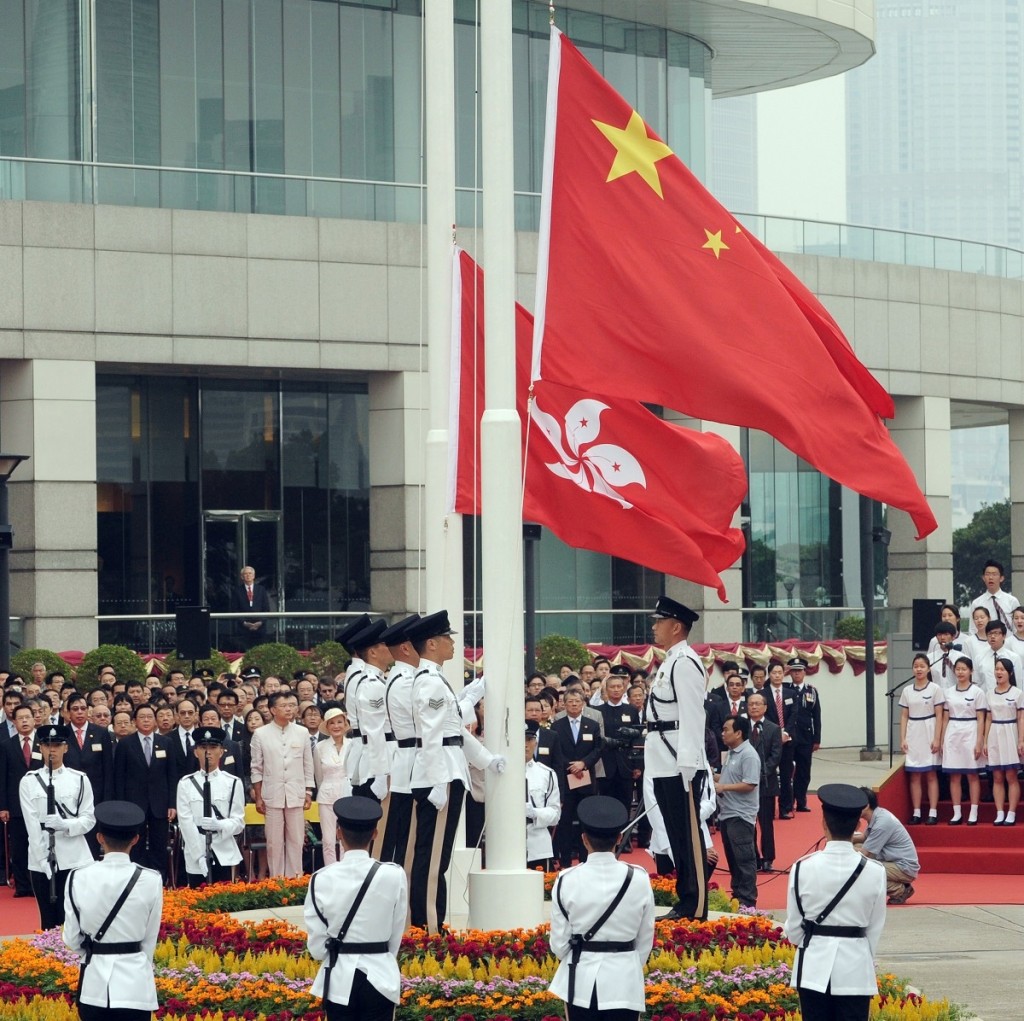 港府指美國因政治目的而詆毀《港區國安法》，明顯是採取雙重標準的虛偽行為。資料圖片