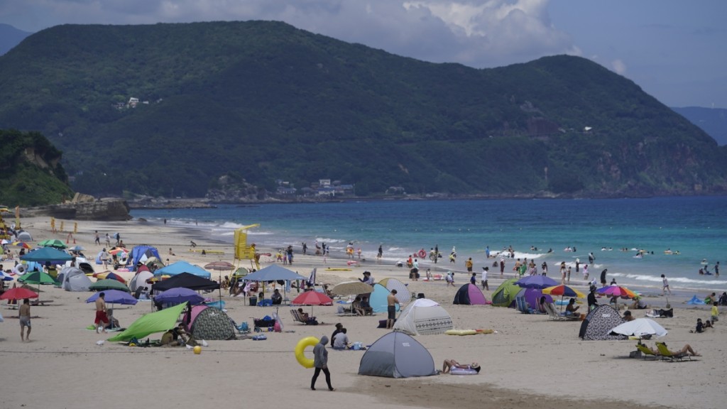 日本海邊。