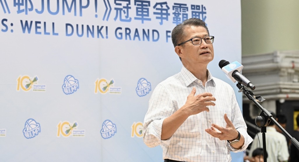 陳茂波指政府支持城市運動發展。政府新聞處圖片