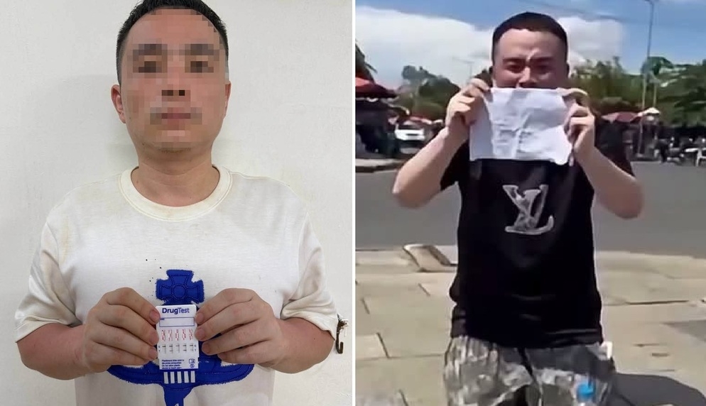 中國男金邊街頭跪地哭喊求回國。 柬中時報 