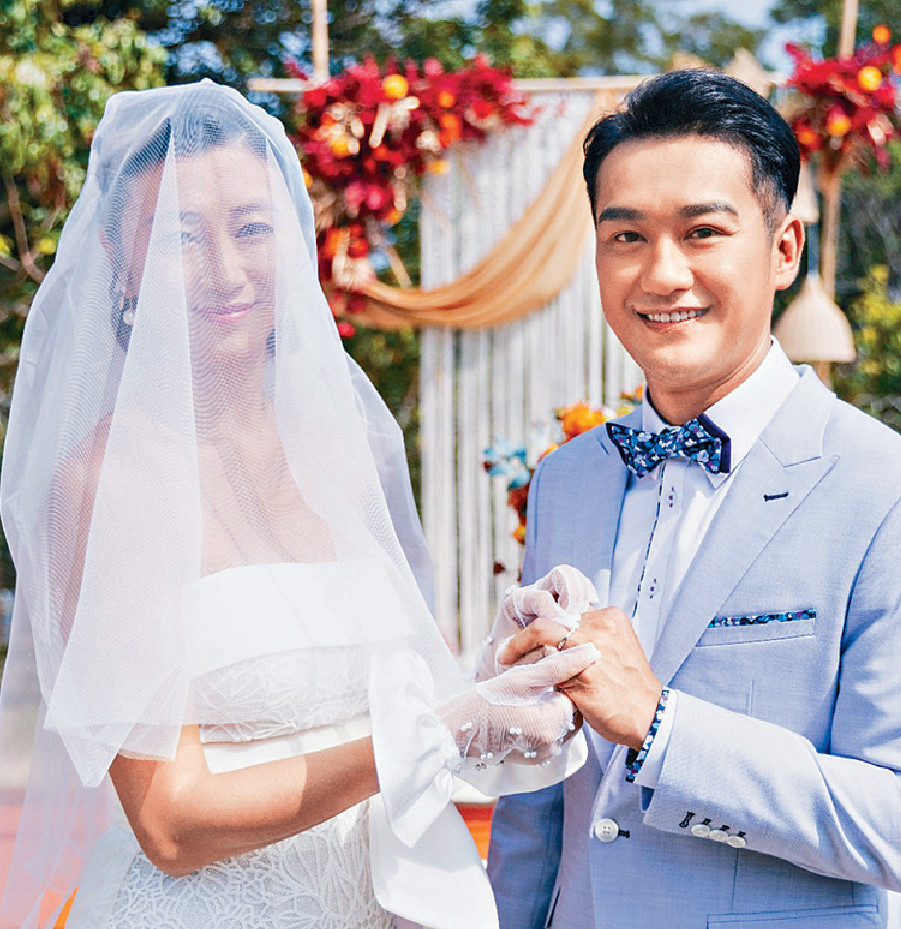 ■讓郭思琳戴上婚戒的吳浩康「從此被困」。 ■讓郭思琳戴上婚戒的吳浩康「從此被困」。